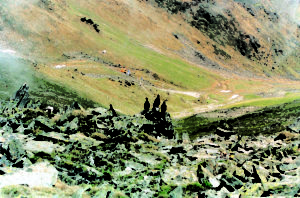 Bird's eye view of Dharasi Camping site
