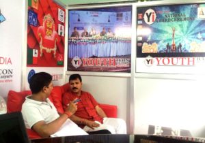Shashi Bhushan Maithani with Dinesh Dhanai , Youth icon Yi media Raj-rag 