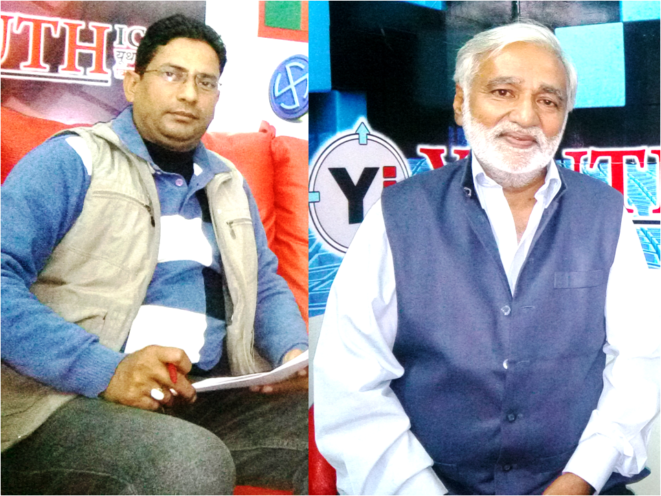 Urmilesh Senior Journalist With Shashi Bhushan Maithani Paras . Youth icon Yi National Media Dehradun Uttrakhand 